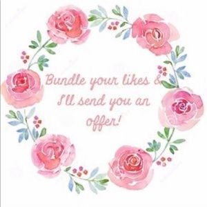 Bundle your likes for an offer 🌸🌺🌼